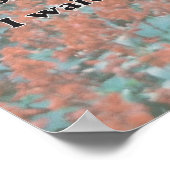 Poster Je fais confiance à toi, Une prière du Psaume 25 — (Coin)