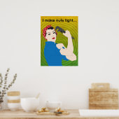 Poster Je fais des noix serrées... (Cuisine)