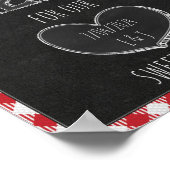 Poster Je fais la fête avec des grillades et des douceurs (Coin)