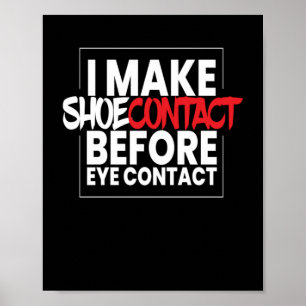 Poster Je fais Shoecontact Basket chaussures Baskets