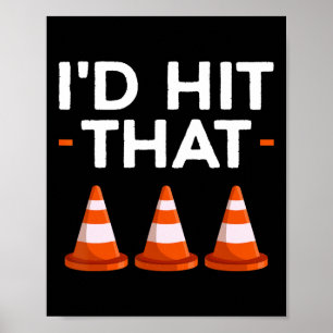 Poster Je frapperais ce costume d'Halloween Cone