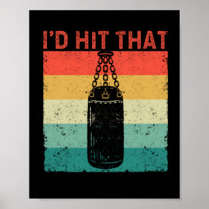 Poster Je frapperais le fan de l'entraîneur de boxe