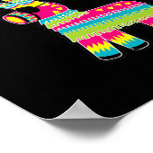 Poster Je frapperais que Pinata Cinco De Mayo Funny Party (Coin)