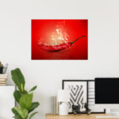 Poster Je fume chaud Chili (Bureau à domicile)