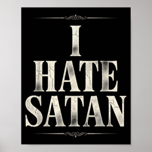 Poster Je hais Satan
