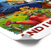 Poster Je jardine (Coin)