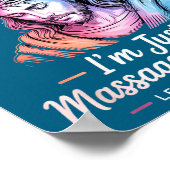 Poster Je Jésus Guérit Suis Masseuse (Coin)