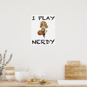 Poster Je joue Nerdy (Cuisine)