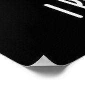 Poster Je Joue Par Ear Funny Saxophone Pun Dark BG (Coin)