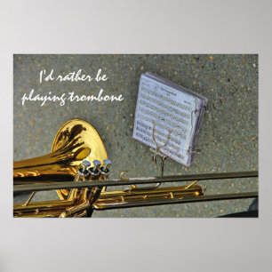 Poster Je jouerais plutôt le slogan de musique de