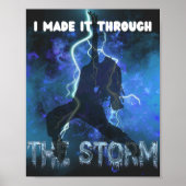 Poster Je L'Ai Fait Par La Tempête - La Foi Chrétienne (Devant)