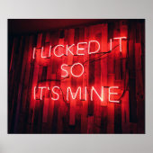 Poster Je L'Ai Laissée Comme Sa Mine (Devant)