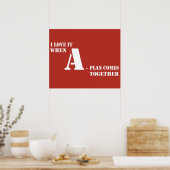 Poster Je l'aime quand un plan se réunit (Cuisine)