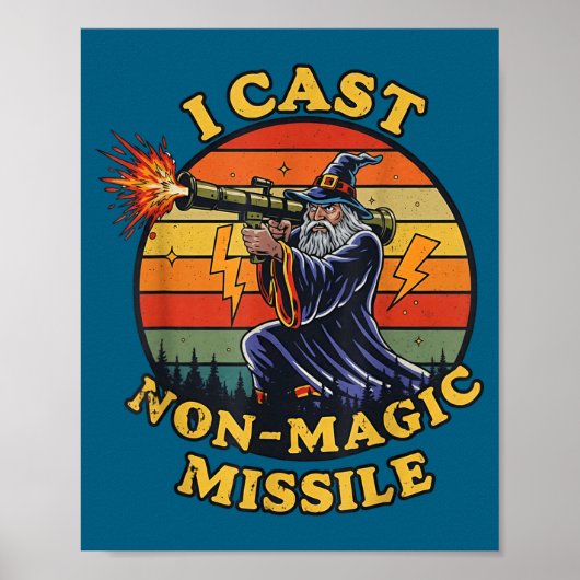 Poster Je lance une fusée non magique (Devant)