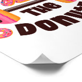 Poster Je le fais pour les donuts Workout musculation Fit (Coin)