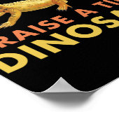 Poster Je Lève Un Petit Dinosaure Lizard Reptiles (Coin)