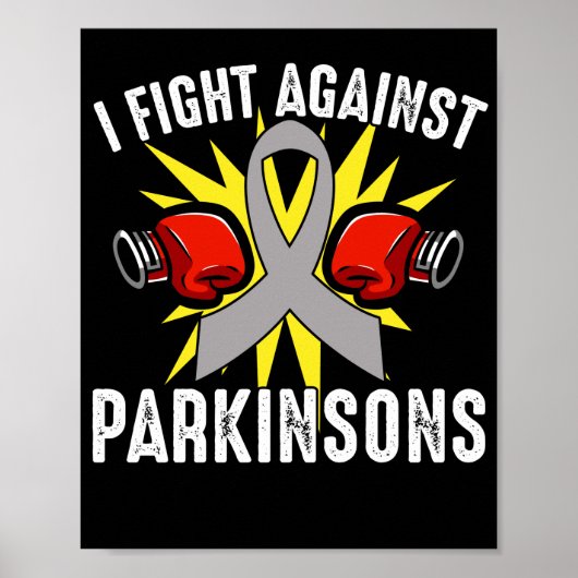 Poster Je lutte contre Parkinsons Parkinsons Maladie (Devant)
