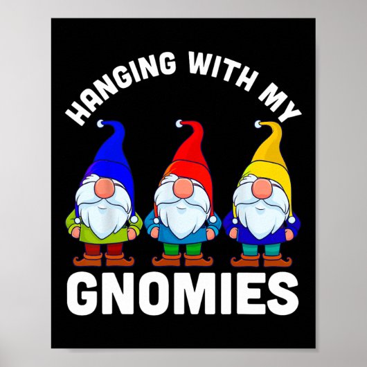 Poster Je M'Accroche Avec Mes Gnomies (Devant)