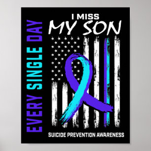 Poster Je Manque Mon Fils Sensibilisation À La Prévention