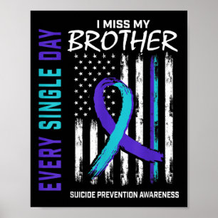 Poster Je Manque Mon Frère La Prévention Du Suicide
