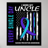 Poster Je Manque Mon Oncle Prévention du Suicide Ameri (Devant)