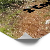 Poster Je Marcherai Par La Foi Bible Verse (Coin)