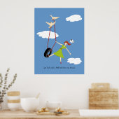 Poster Je me mets haut avec un peu d'aide de mes amis. (Cuisine)