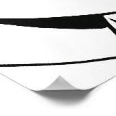 Poster Je Me Sens Dirty Cartoon Girl (Coin)