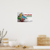 Poster "Je me sens en sécurité" Motivation Affirmation (Cuisine)