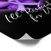 Poster Je me souviendrai de vous La conscience d'Alzheime (Coin)