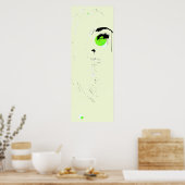 Poster je me souviens, l'électricité statique vous a fait (Cuisine)