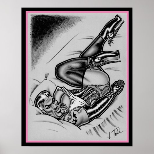 Poster Je me suis accroché au téléphone... (Devant)