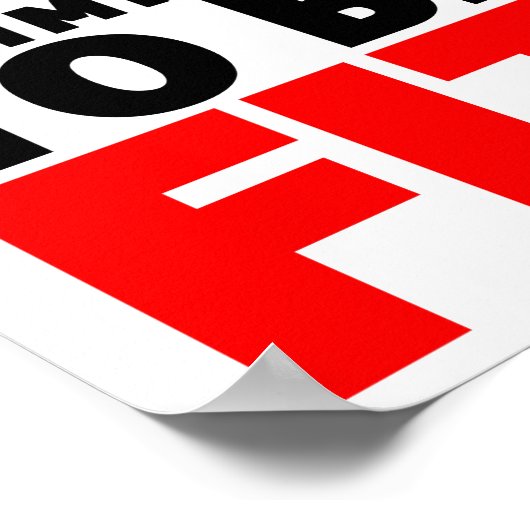 Poster Je me suis engagé à être juste (Coin)