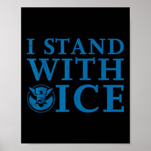 Poster Je me tiens avec la glace