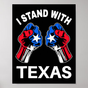 Poster Je Me Trouve Avec Texas Funny Texas Flag Texan Pri