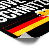 Poster Je m'en fiche comme de schnitzel allemand (Coin)