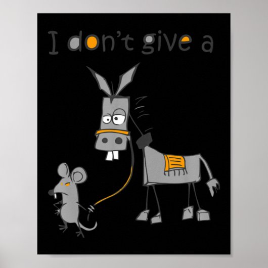 Poster Je m'en fiche complètement (Devant)