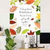 Poster Je mérite toujours le meilleur traitement (Bureau à domicile)