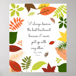 Poster Je mérite toujours le meilleur traitement