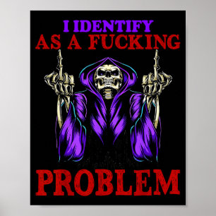 Poster Je m'identifie comme un problème étranger