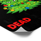 Poster Je m'identifie comme un sapin de Noël éclairé à l' (Coin)