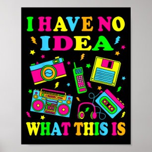 Poster Je N'Ai Aucune Idée De Ce Que C'Est Hommes Femmes 