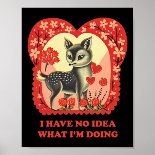 Poster Je n'ai aucune idée de ce que je fais Sticker (Devant)