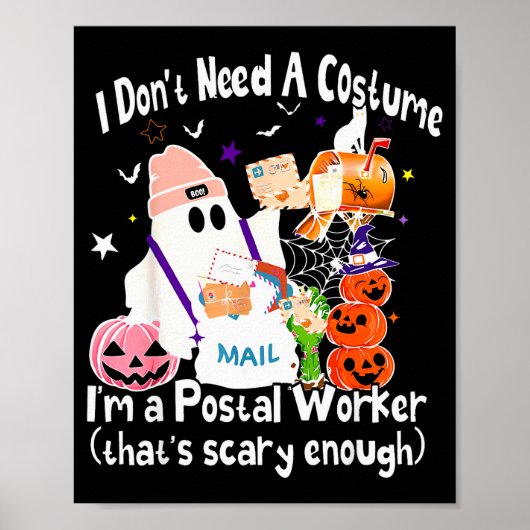 Poster Je n'ai pas besoin d'un costume, je suis un fantôm (Devant)