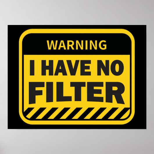 Poster Je n'ai pas d'affiche de filtre (Devant)