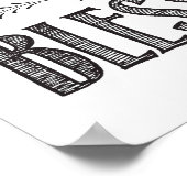 Poster Je n'ai pas de chance d'être béni Art Print (Coin)