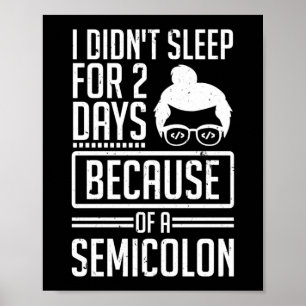 Poster Je n'ai pas dormi 2 jours de programmation semi-lu