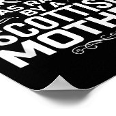 Poster Je n'ai pas été élevé par une mère écossaise (Coin)