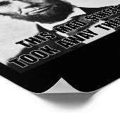 Poster Je n'ai pas vu les démocrates Abe Lincoln 4 juille (Coin)