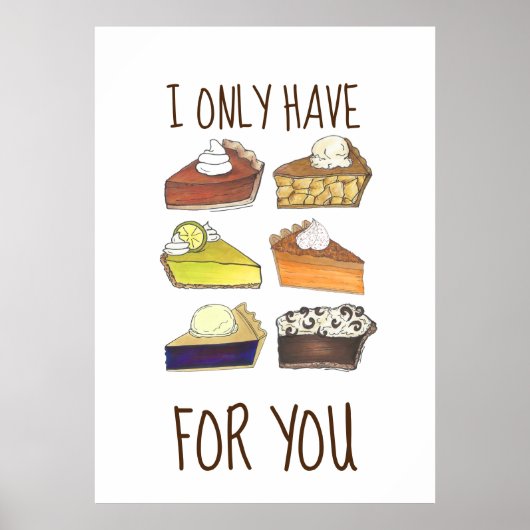 Poster Je n'ai que des tartes (yeux) pour vous Funny Bake (Devant)